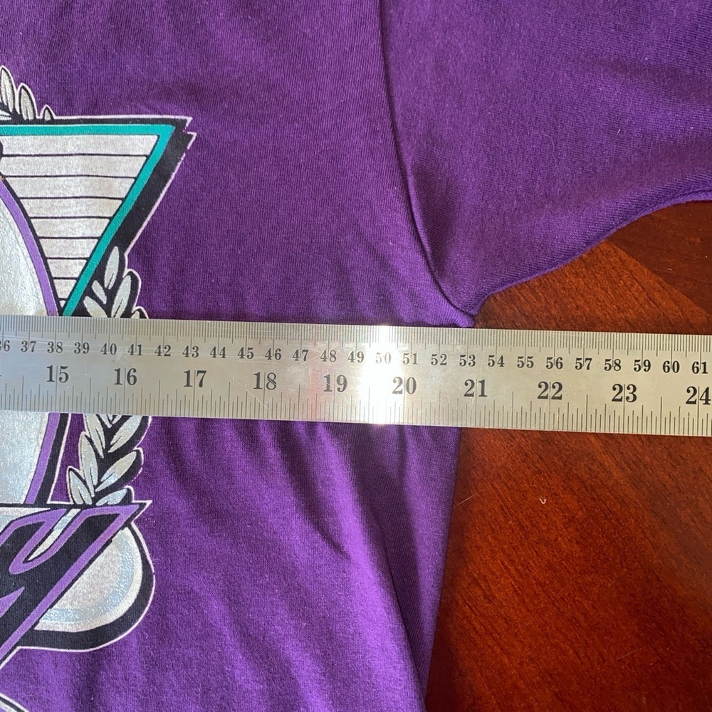 Vintage MICKEY MOUSE FLORIDA T-Shirt Purple  L 50/50 Single Stitch USA Grail‎ - Picture 7 of 10